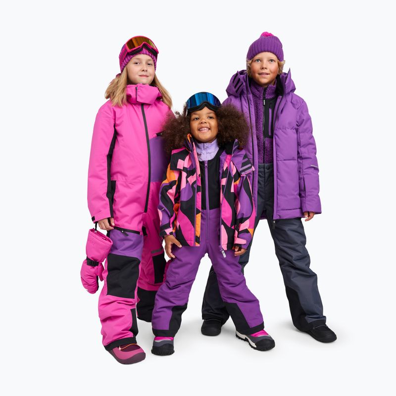 Bluza polarowa dziecięca Reima Puhku plum purple 7