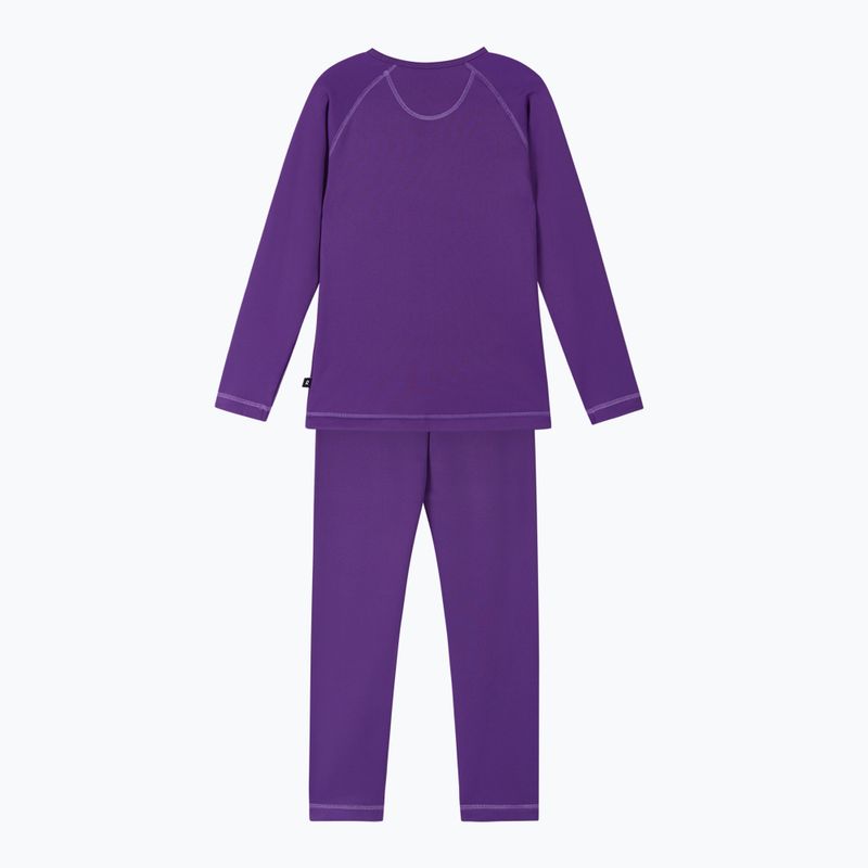 Zestaw bielizny termoaktywnej dla dzieci Reima Lampo plum purple 2