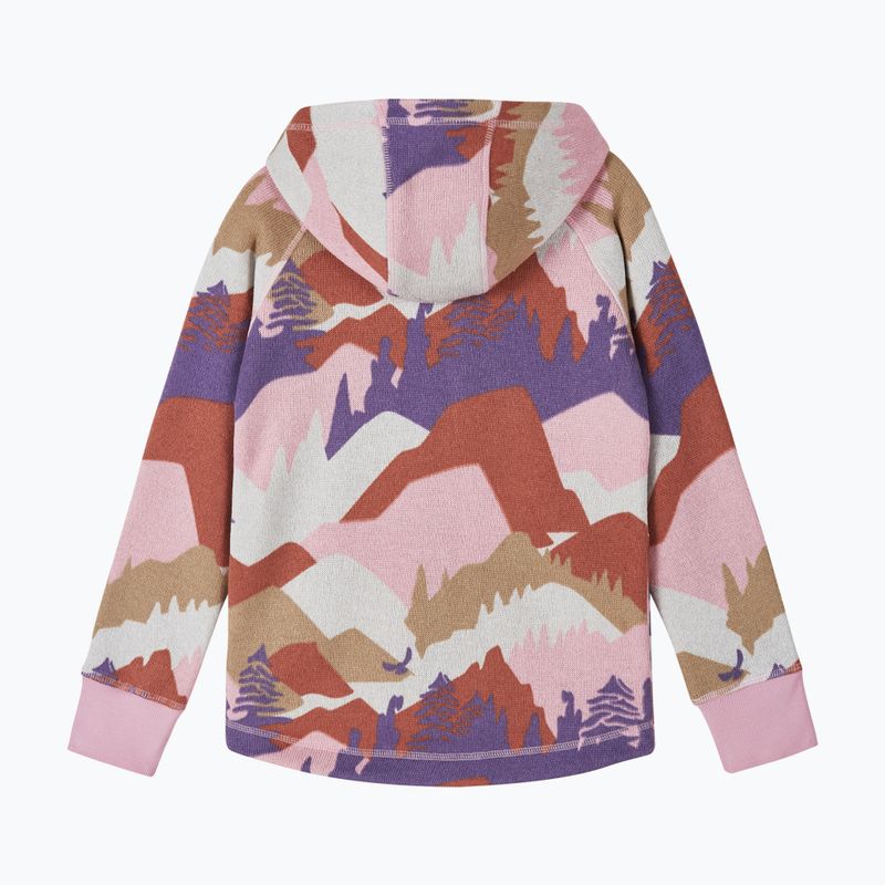 Bluza polarowa dziecięca Reima Northern Fleece Hoodie grey pink 2