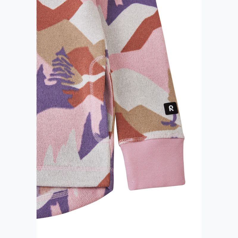 Bluza polarowa dziecięca Reima Northern Fleece Hoodie grey pink 4