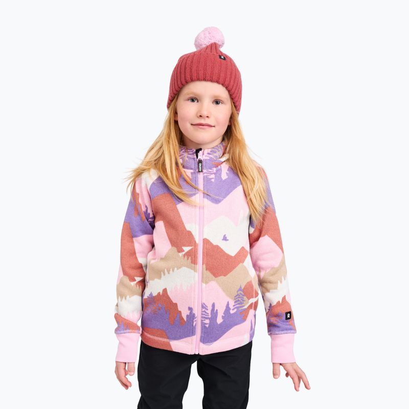 Bluza polarowa dziecięca Reima Northern Fleece Hoodie grey pink 6