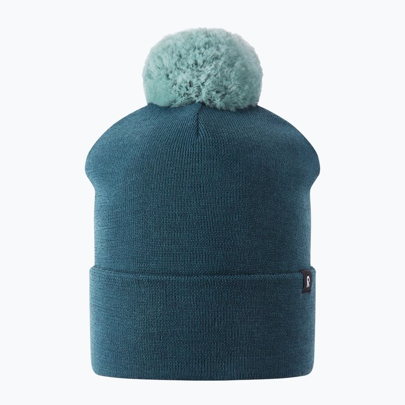 Czapka zimowa dziecięca Reima Omasi dark teal