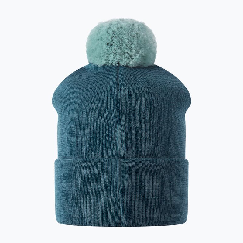 Czapka zimowa dziecięca Reima Omasi dark teal 2