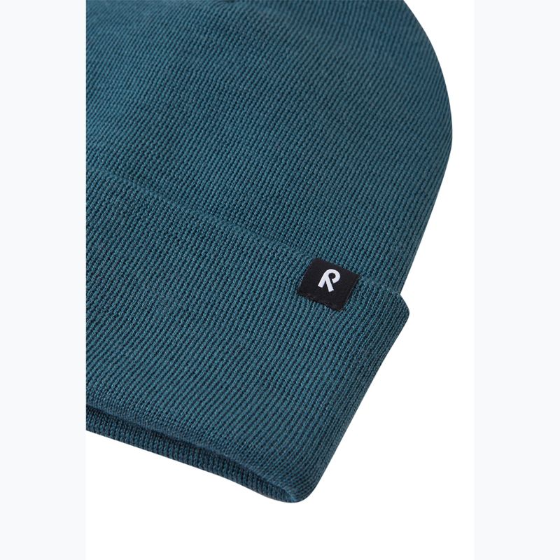 Czapka zimowa dziecięca Reima Omasi dark teal 3