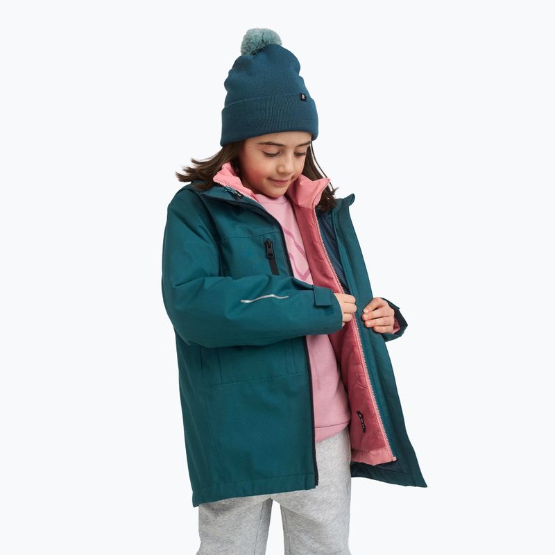 Czapka zimowa dziecięca Reima Omasi dark teal 6