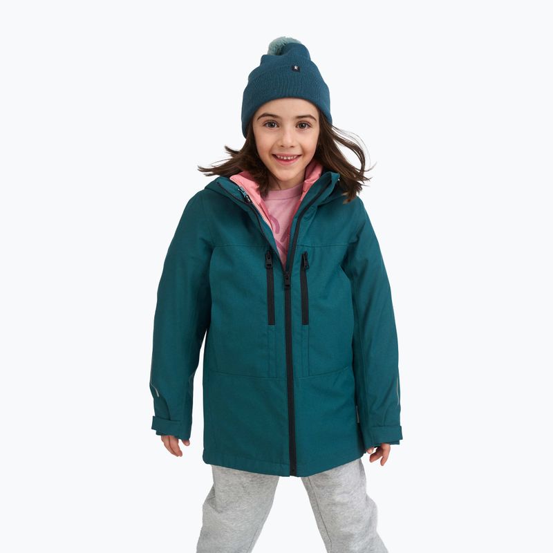 Czapka zimowa dziecięca Reima Omasi dark teal 7