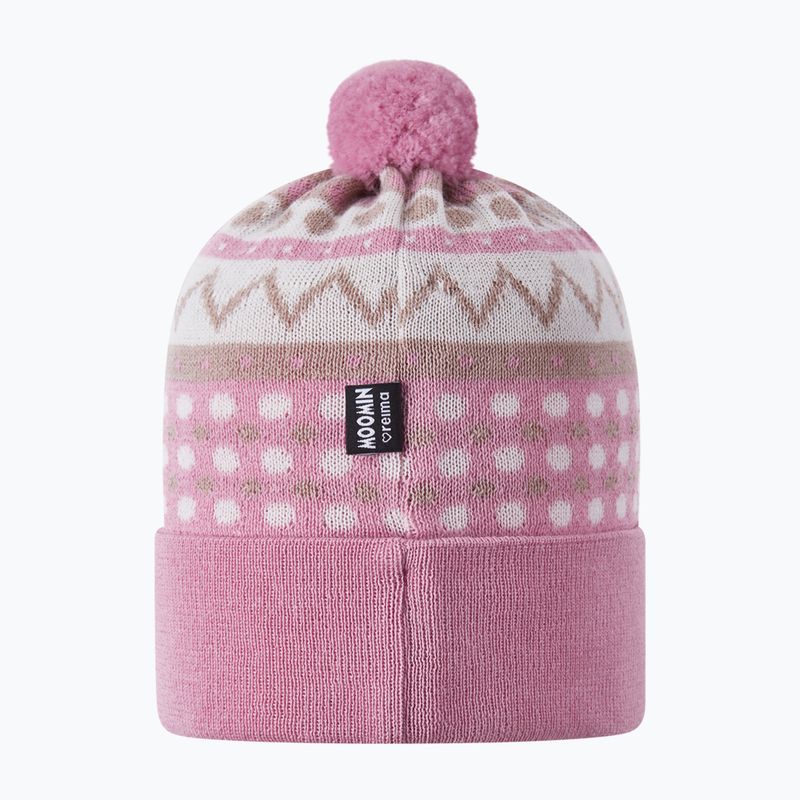 Czapka zimowa dziecięca Reima Moomin Flinga grey pink 2