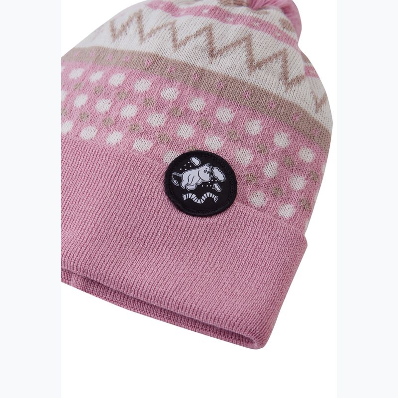 Czapka zimowa dziecięca Reima Moomin Flinga grey pink 3