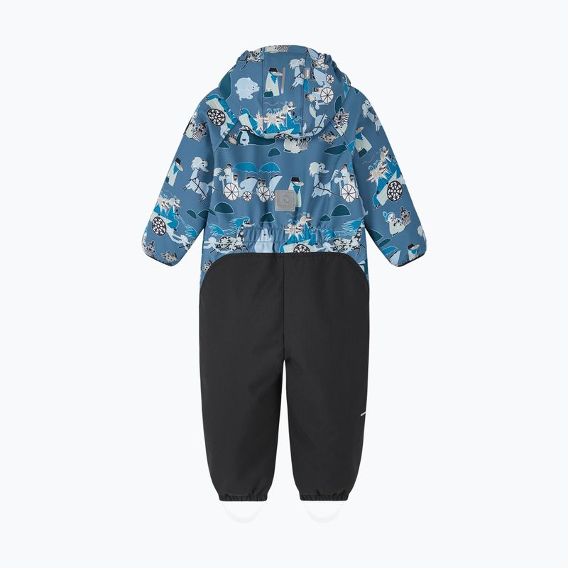 Kombinezon softshell dziecięcy Reima Moomin Mjosa blue ocean 2