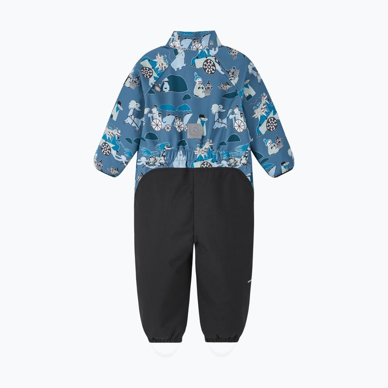 Kombinezon softshell dziecięcy Reima Moomin Mjosa blue ocean 3