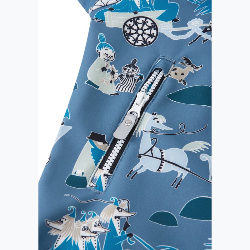 Kombinezon softshell dziecięcy Reima Moomin Mjosa blue ocean 6