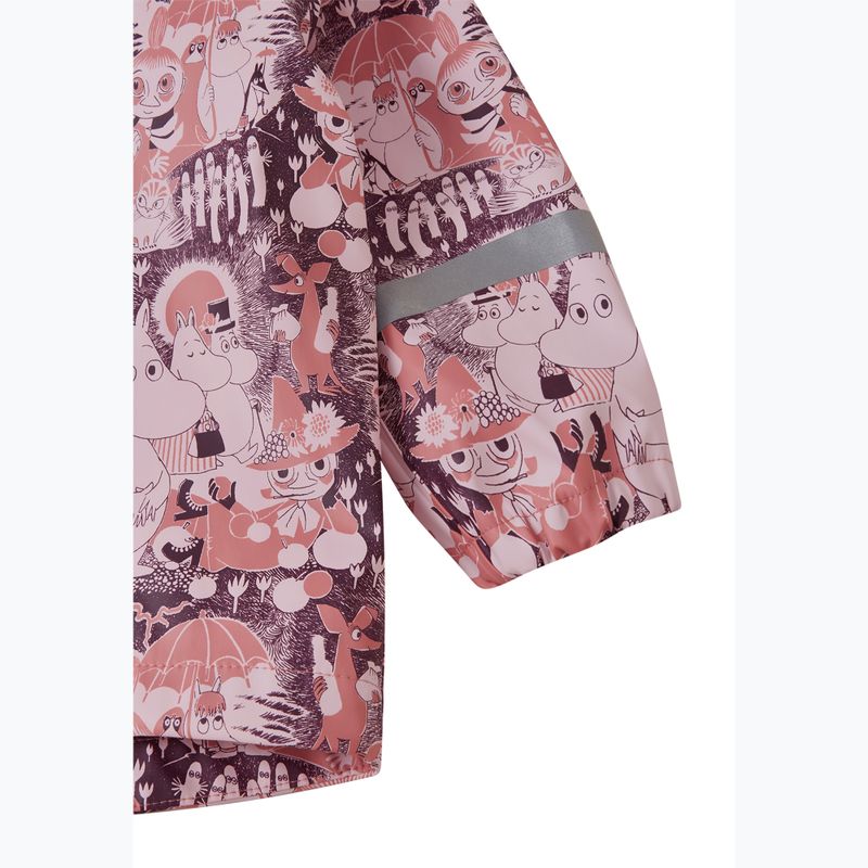 Kurtka przeciwdeszczowa dziecięca Reima Vesi pale rose 4