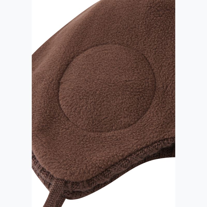 Czapka zimowa dziecięca Reima Myssytys umber brown 4
