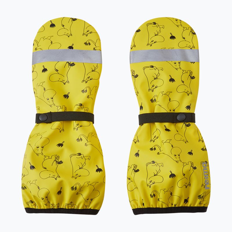 Rękawiczki wodoodporne dziecięce Reima Moomin Puro yellow 2