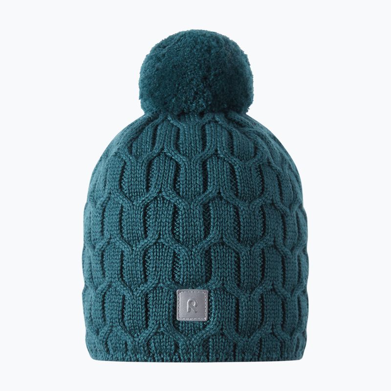 Czapka dziecięca Reima Nyksund dark teal