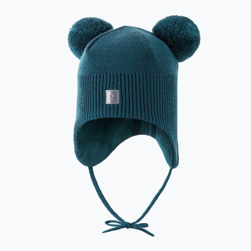 Czapka zimowa dziecięca Reima Kumpi dark teal