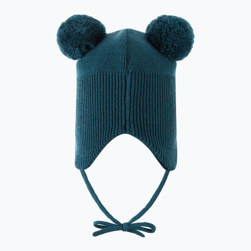 Czapka zimowa dziecięca Reima Kumpi dark teal 2