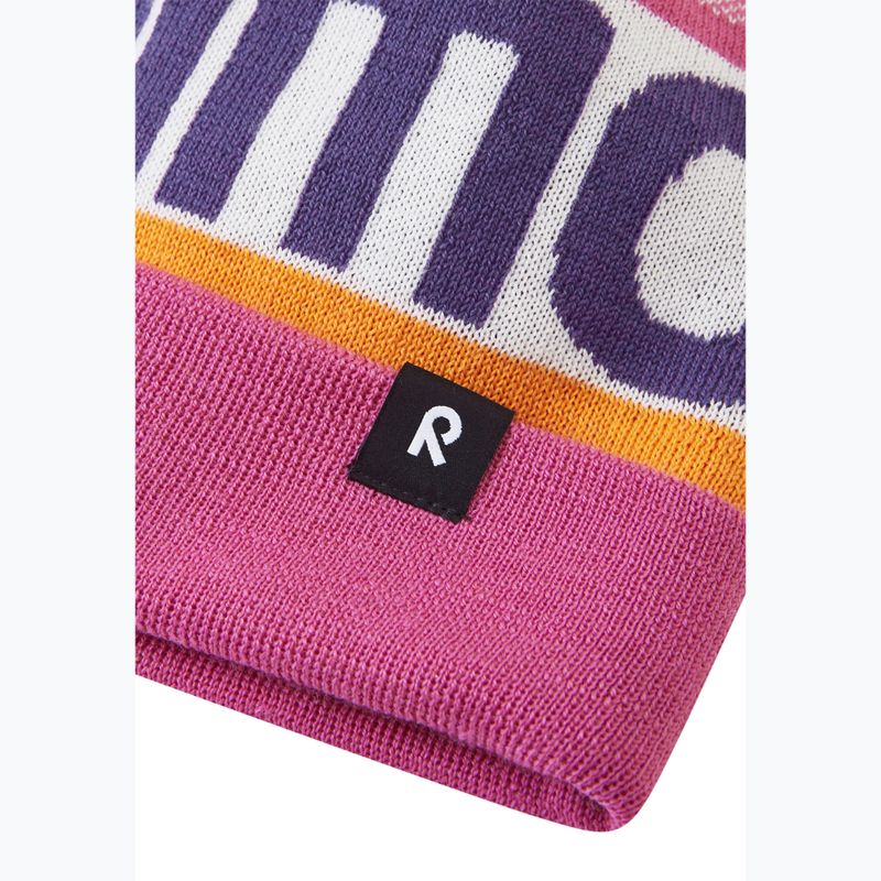 Czapka zimowa dziecięca Reima Taasko fushia 3