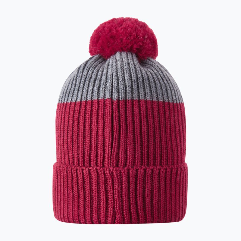 Czapka zimowa dziecięca Reima Pilke cranberry 2