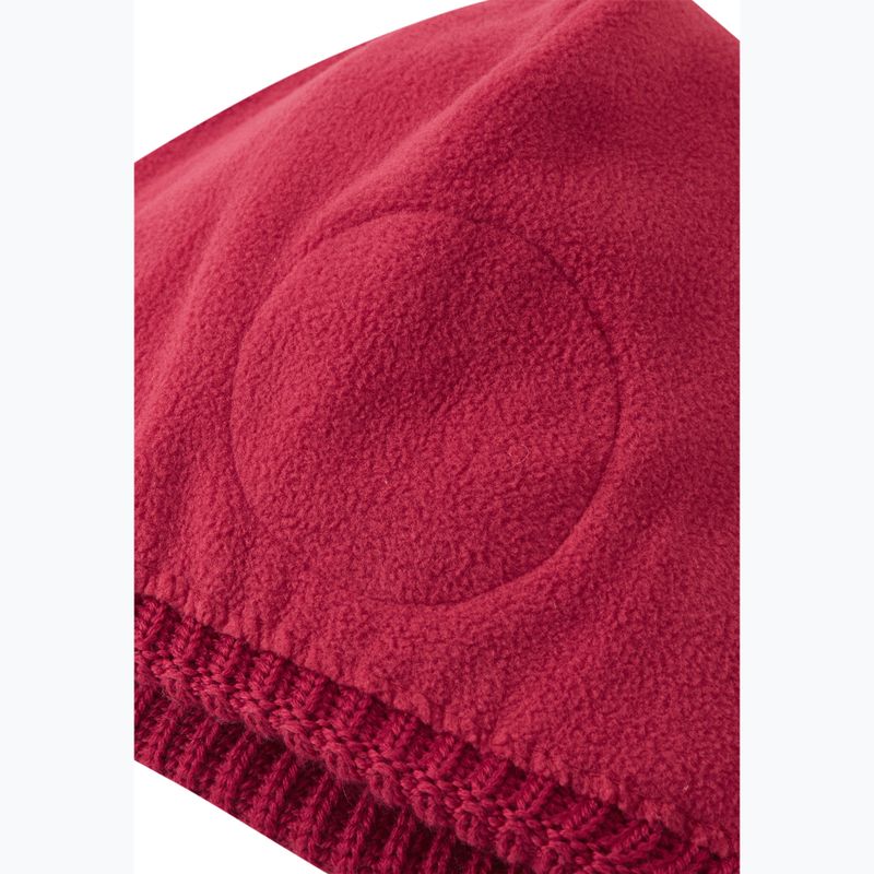 Czapka zimowa dziecięca Reima Pilke cranberry 4