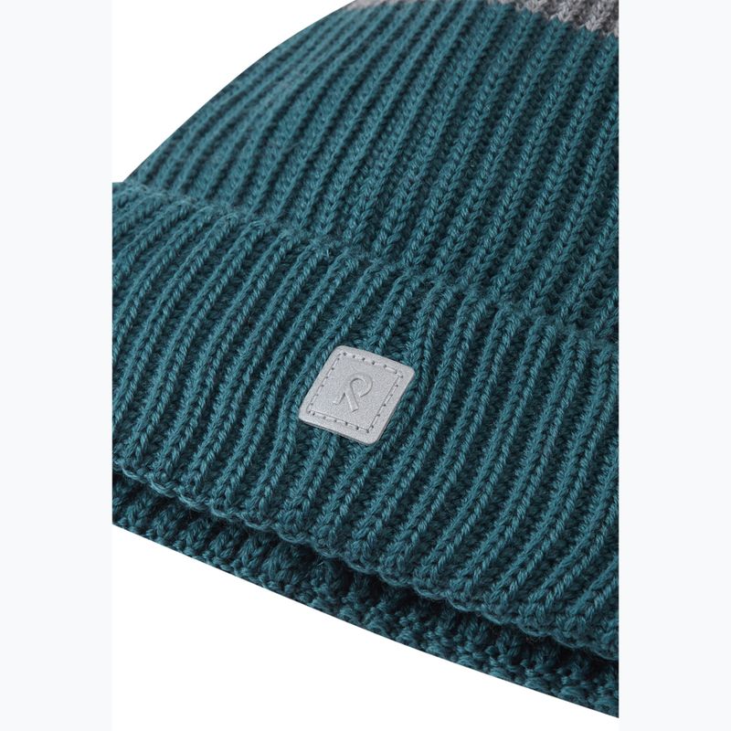 Czapka zimowa dziecięca Reima Pilke dark teal 3