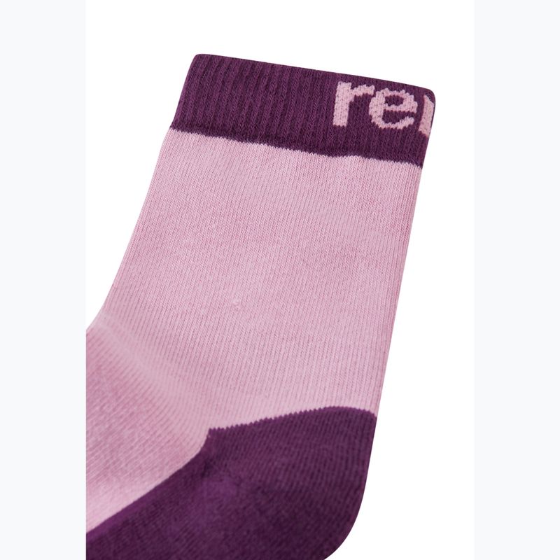 Skarpety dziecięce Reima Villalla grey pink 2