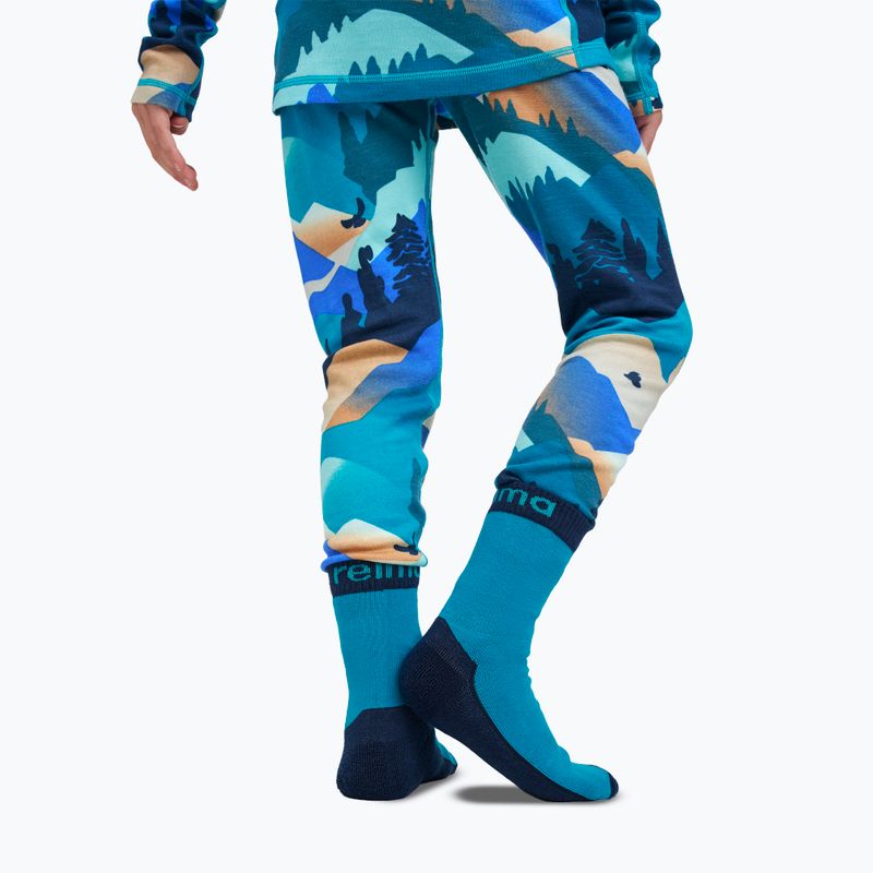 Skarpety dziecięce Reima Villalla aquatic blue 4