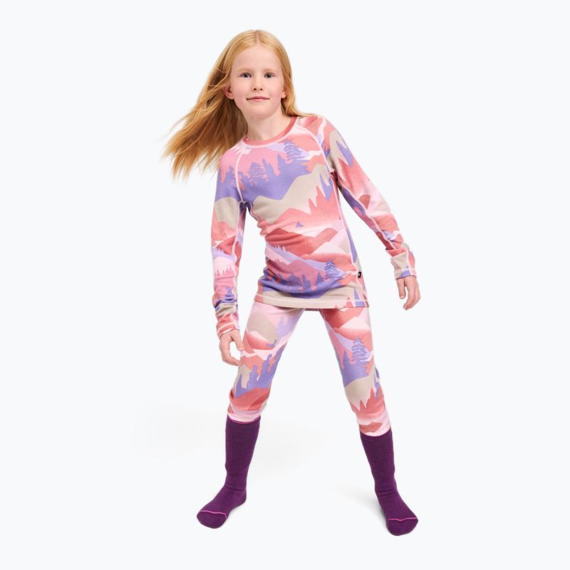 Skarpety dziecięce Reima Urheilu plum purple 4