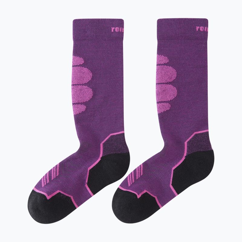Skarpety dziecięce Reima Atleetti plum purple