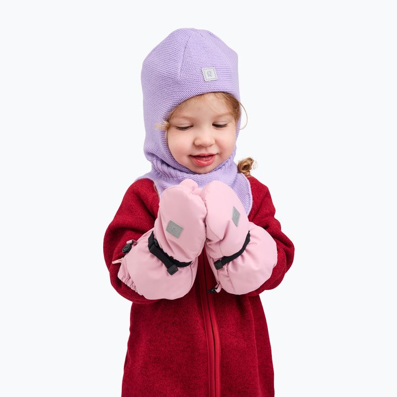 Rękawiczki zimowe dziecięce Reima Villatassu grey pink 6