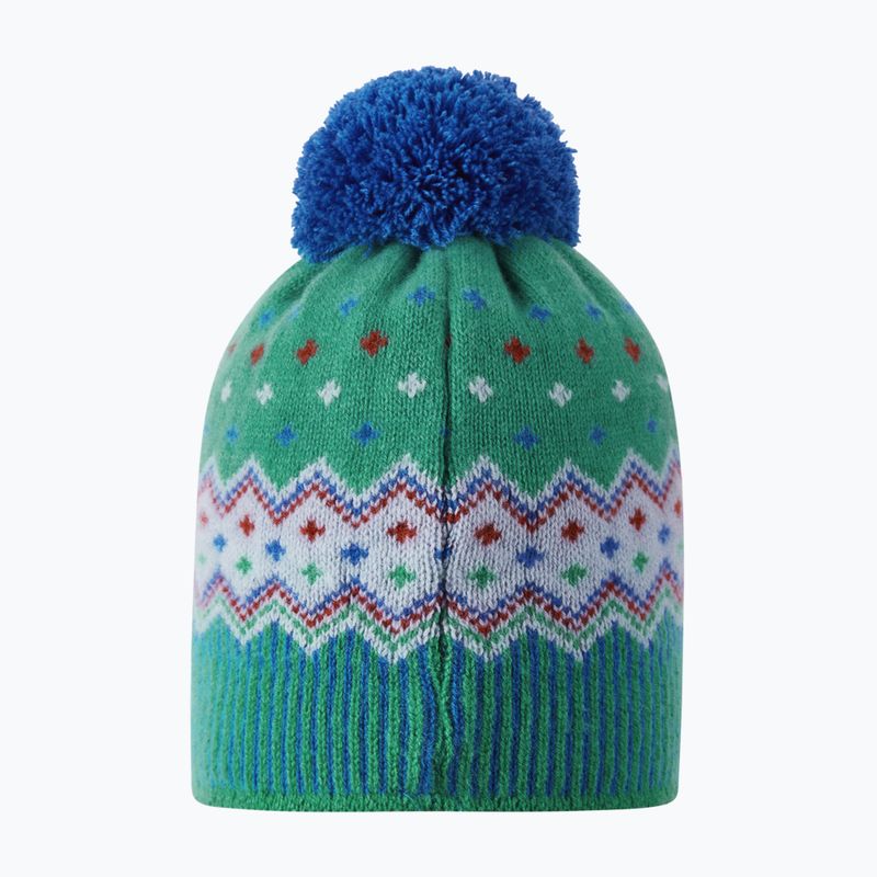 Czapka zimowa dziecięca Reima Pohjoinen sparkly blue 2