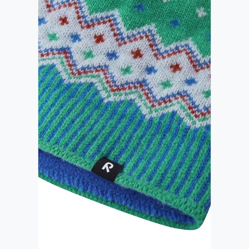 Czapka zimowa dziecięca Reima Pohjoinen sparkly blue 3