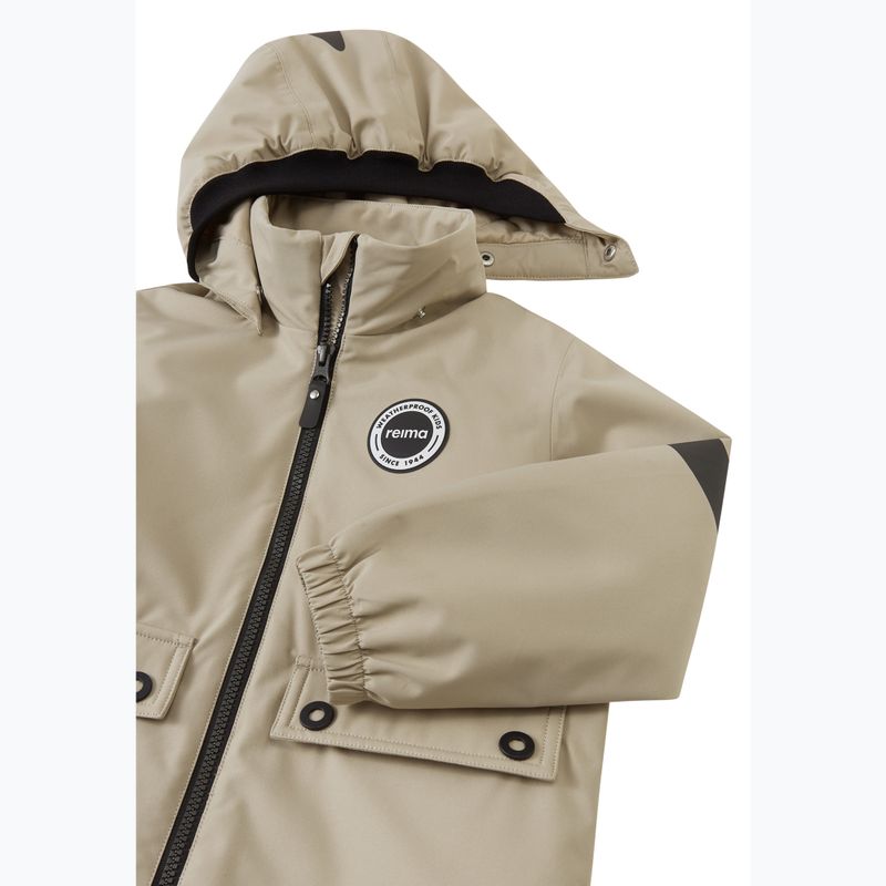 Kurtka przeciwdeszczowa dziecięca Reima Symppis earthy beige 3