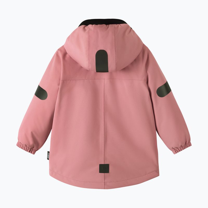 Kurtka przeciwdeszczowa dziecięca Reima Symppis rose blush 2