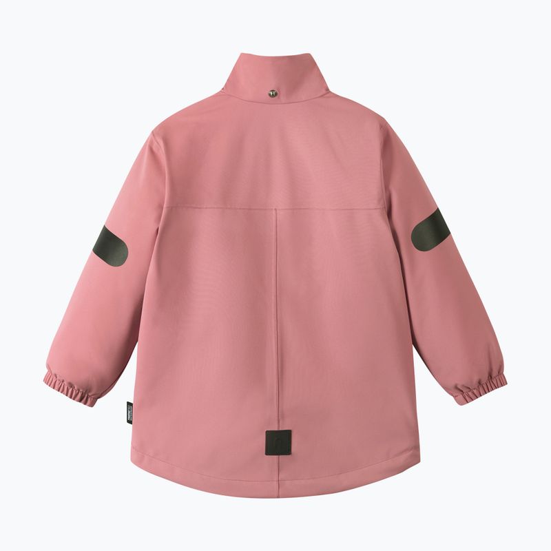 Kurtka przeciwdeszczowa dziecięca Reima Symppis rose blush 3