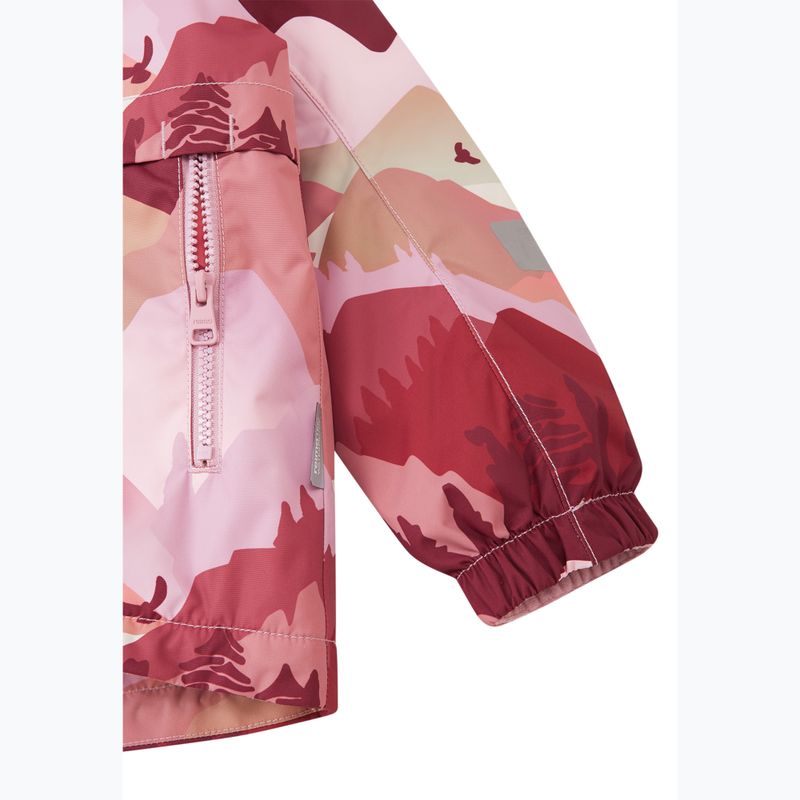 Kurtka dziecięca Reima Muonio grey pink 5