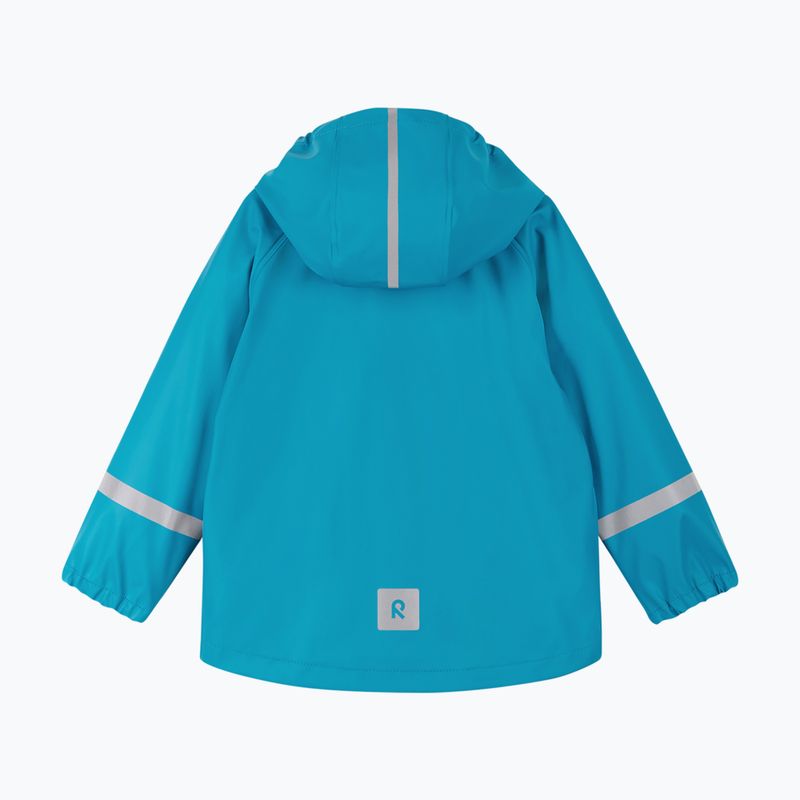 Kurtka przeciwdeszczowa dziecięca Reima Lampi aquatic blue 2