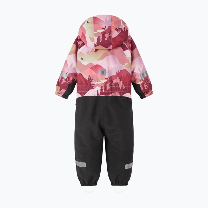 Kombinezon dziecięcy Reima Kurikka grey pink 2