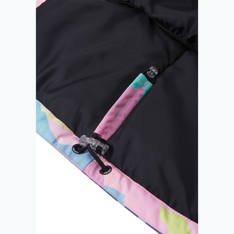Kurtka narciarska dziecięca Reima Kiiruna grey pink 9