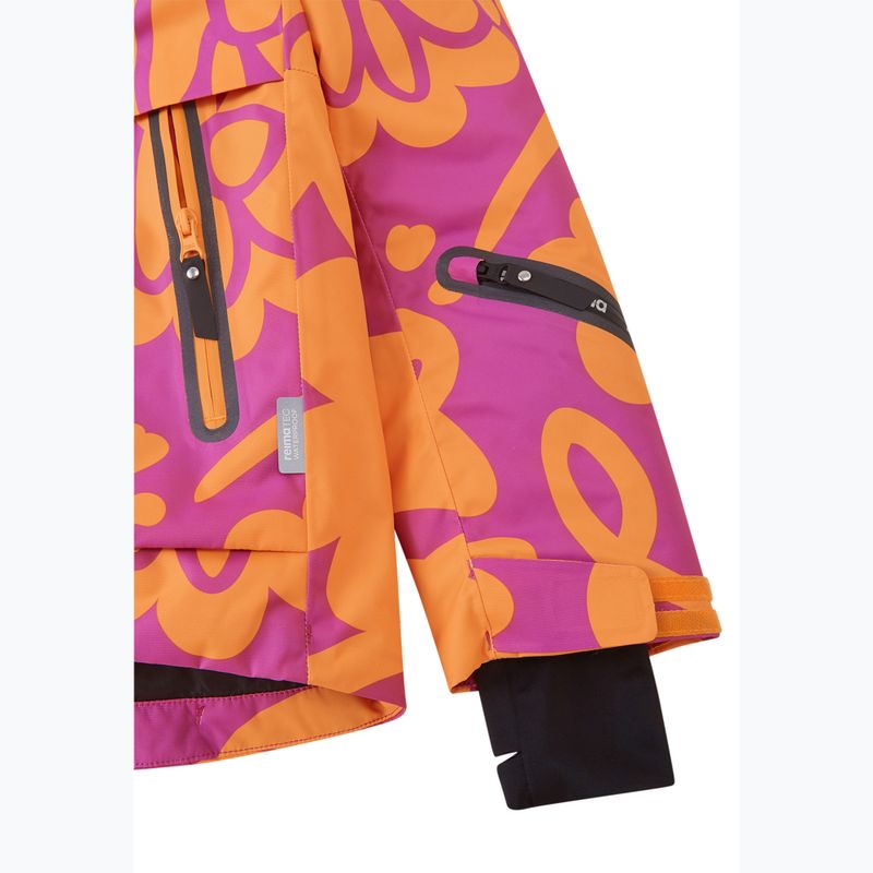 Kurtka narciarska dziecięca Reima Posio fucshia 6