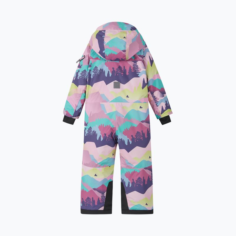 Kombinezon narciarski dziecięcy Reima Reach grey pink 2