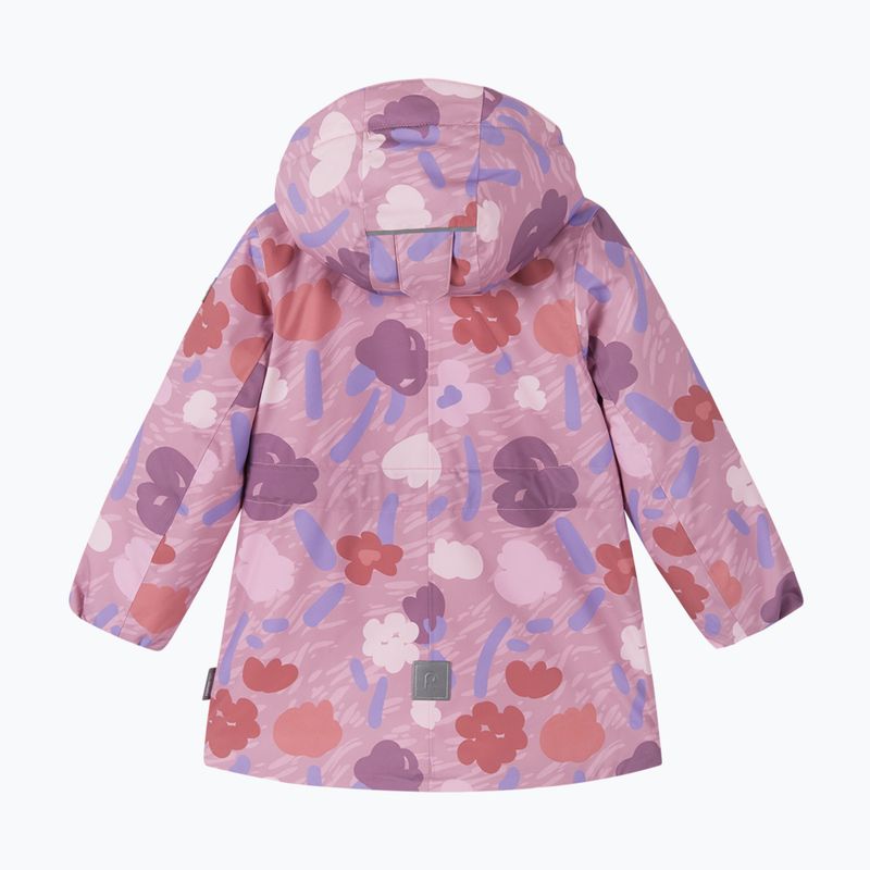 Kurtka zimowa dziecięca Reima Muurame grey pink 3