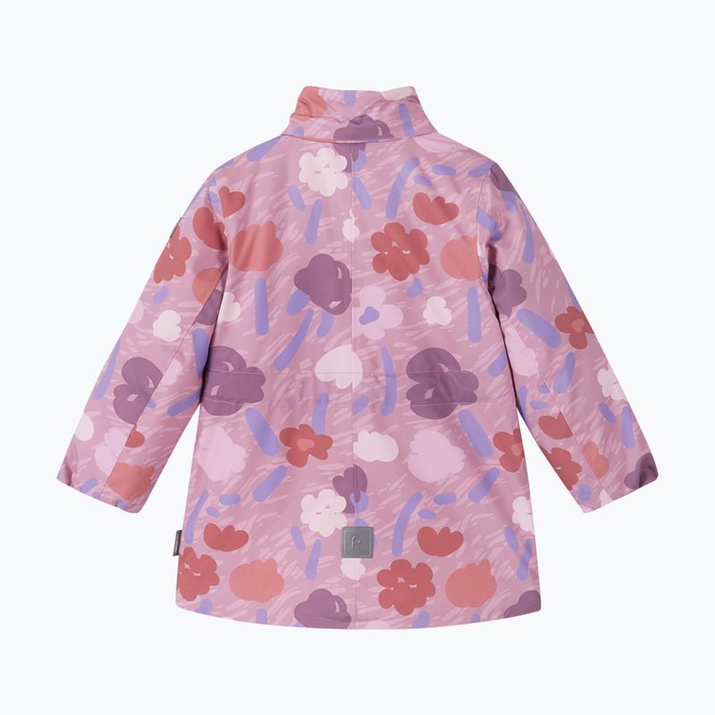 Kurtka zimowa dziecięca Reima Muurame grey pink 4