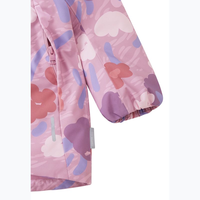 Kurtka zimowa dziecięca Reima Muurame grey pink 8