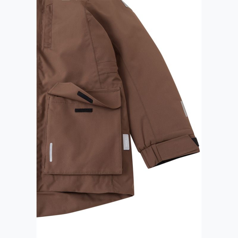 Kurtka zimowa dziecięca Reima Ajaton umber brown 8