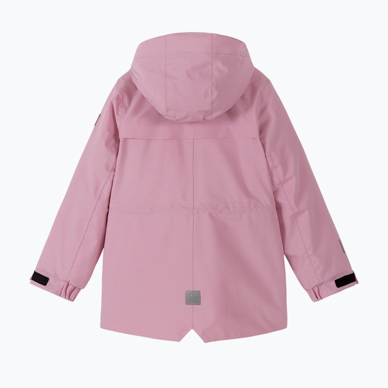 Kurtka zimowa dziecięca Reima Ajaton grey pink 3