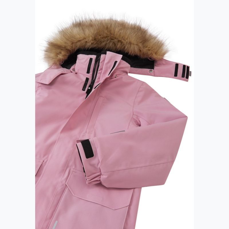 Kurtka zimowa dziecięca Reima Ajaton grey pink 5