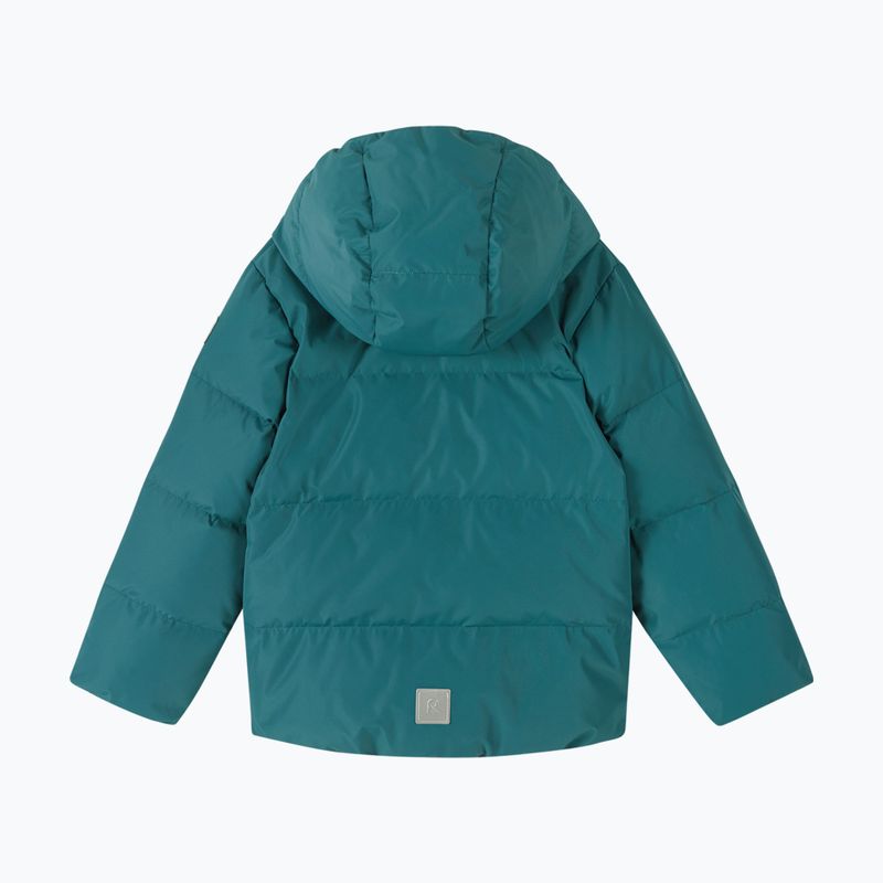 Kurtka puchowa dziecięca Reima Paimio dark teal 2