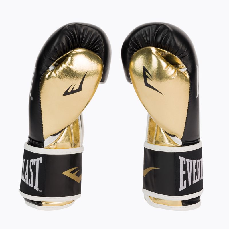 Rękawice bokserskie męskie Everlast Powerlock Pu czarne 2200 4