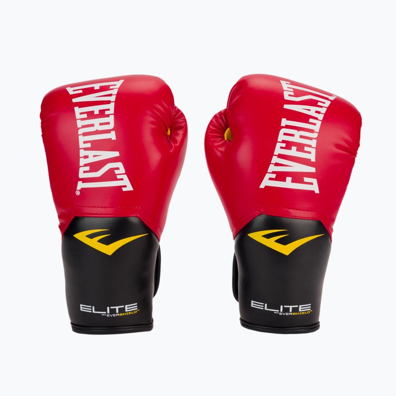 Rękawice bokserskie Everlast Pro Style Elite 2 red